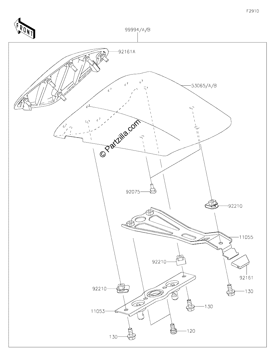 Diagrama de ACCESSORY SINGLE SEAT COVER