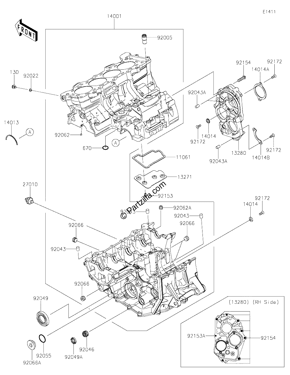 Diagrama de CRANKCASE