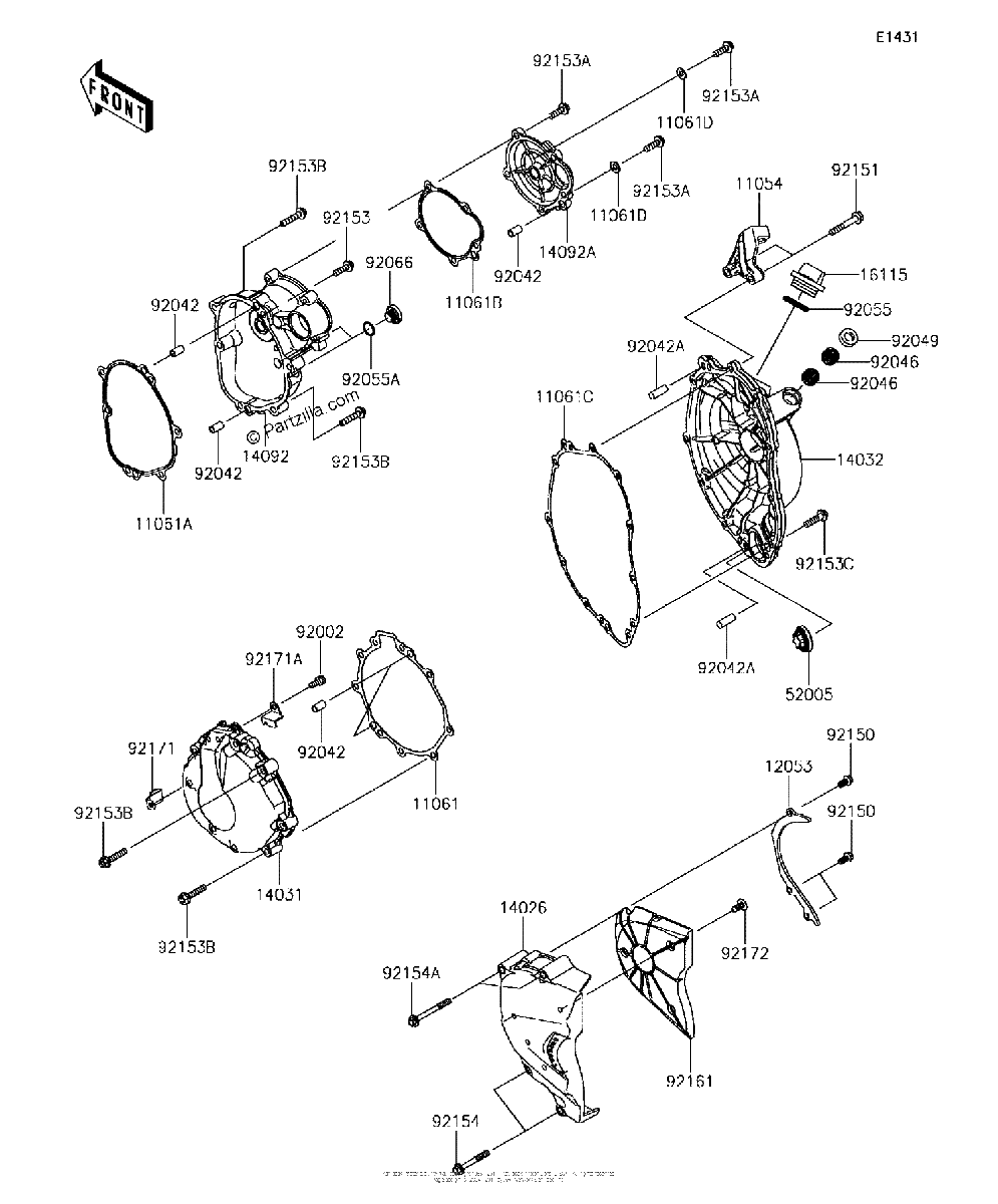 Diagrama de ENGINE COVER S