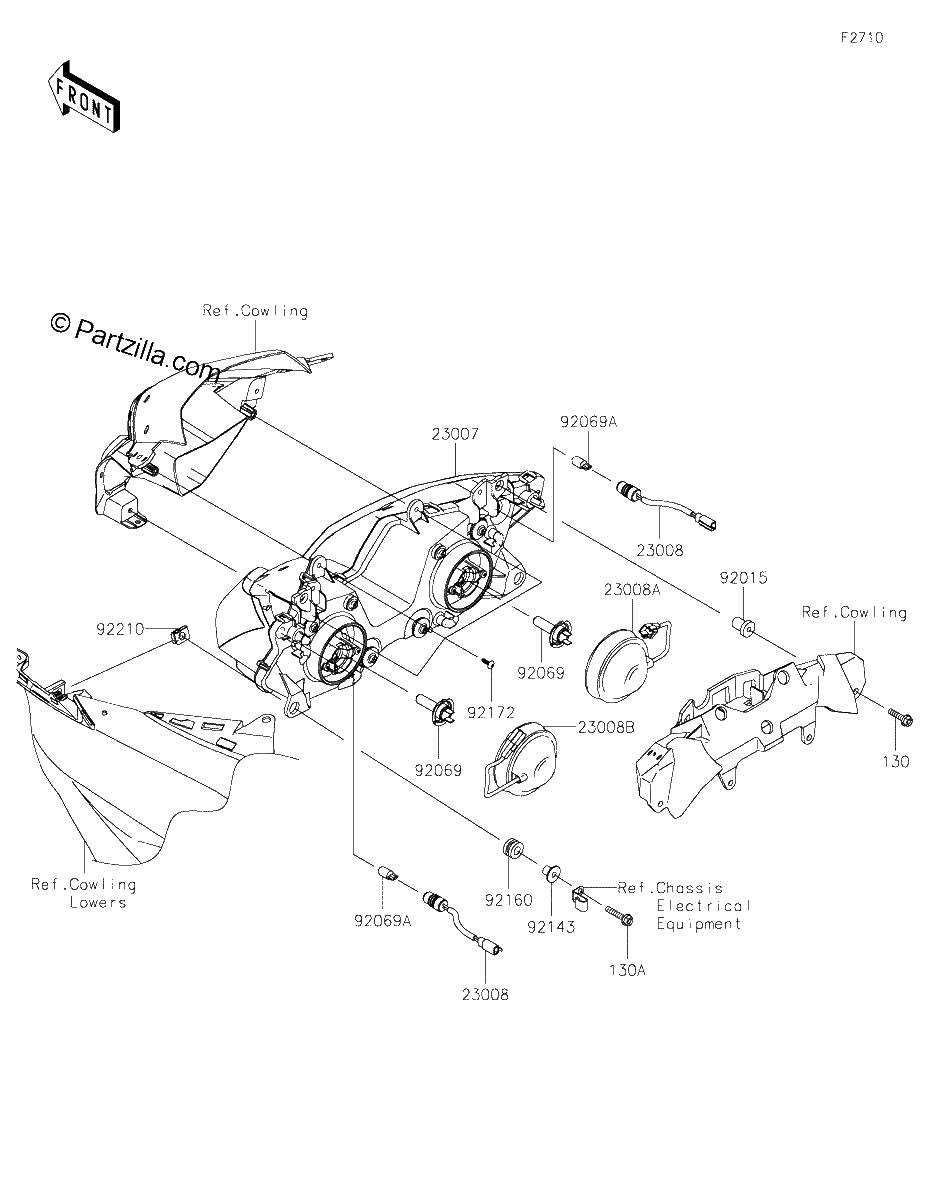 Diagrama de HEADLIGHT S