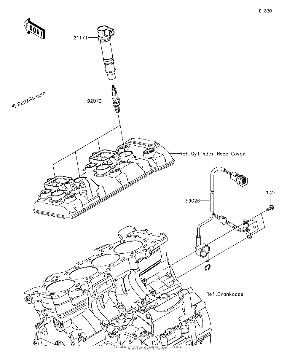 Diagrama de IGNITION SYSTEM
