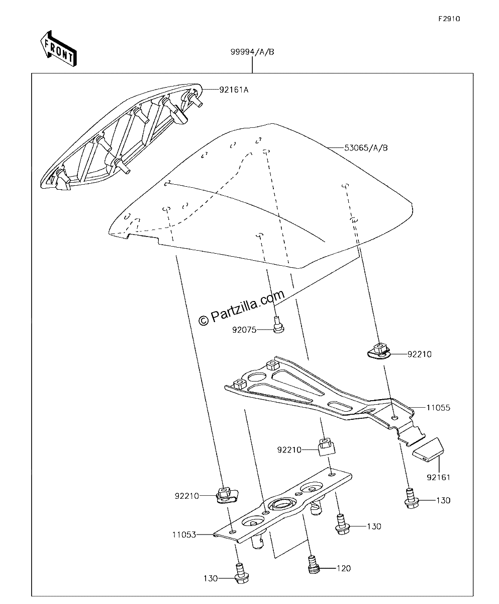 Diagrama de ACCESSORY SINGLE SEAT COVER
