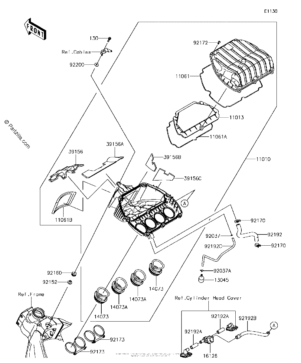 Diagrama de AIR CLEANER
