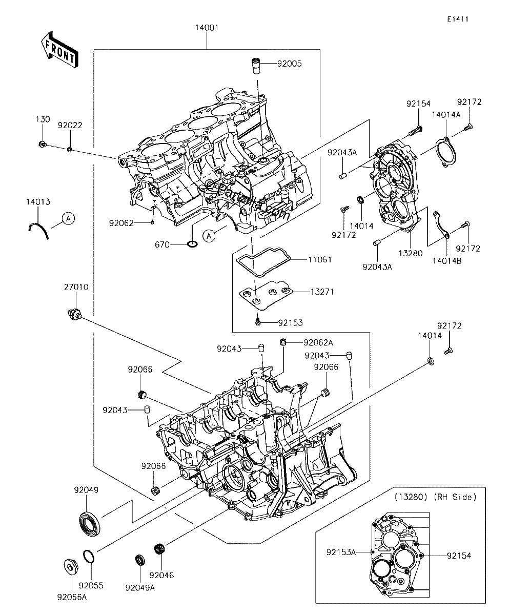Diagrama de CRANKCASE
