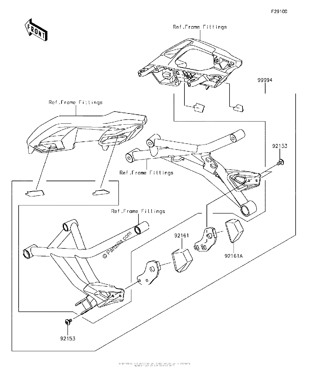 Diagrama de ACCESSORY BAG FITTING KIT