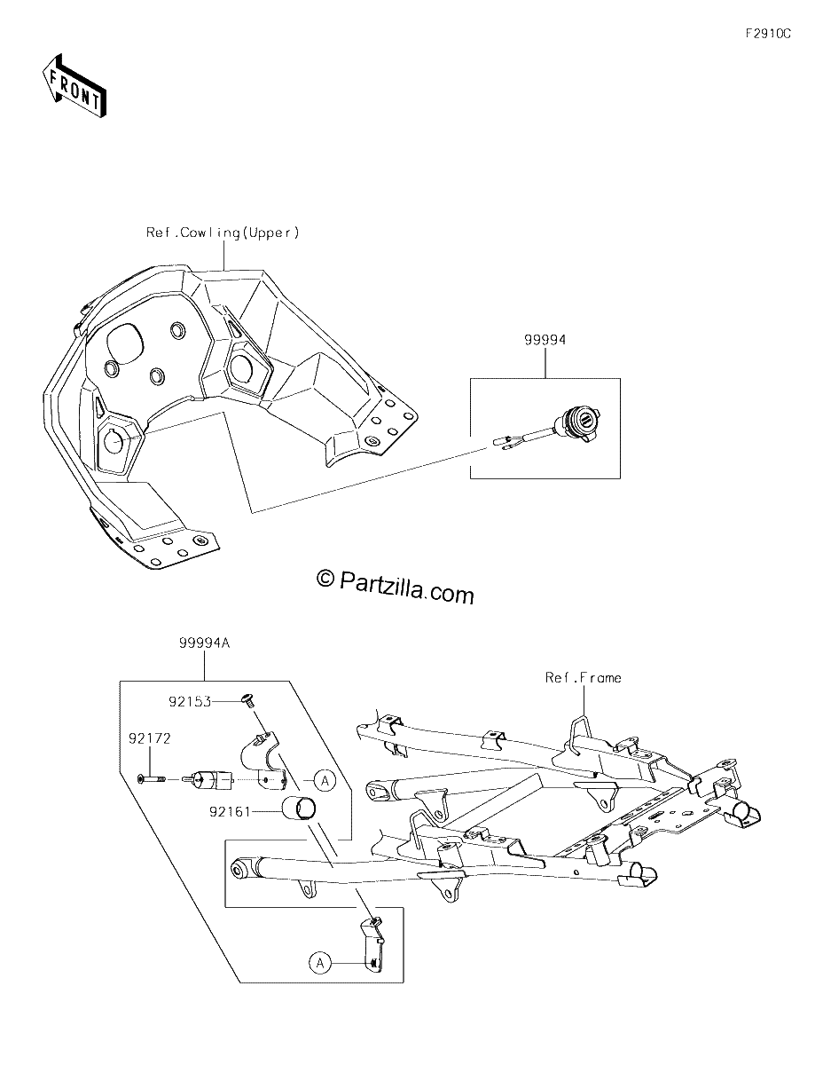 Diagrama de ACCESSORY HELMET LOCK ETC