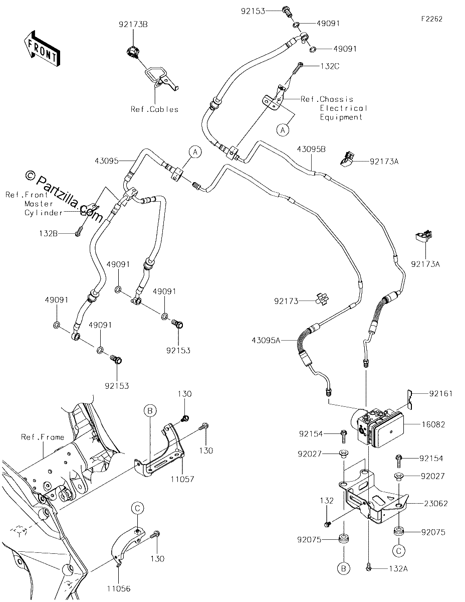 Diagrama de BRAKE PIPING