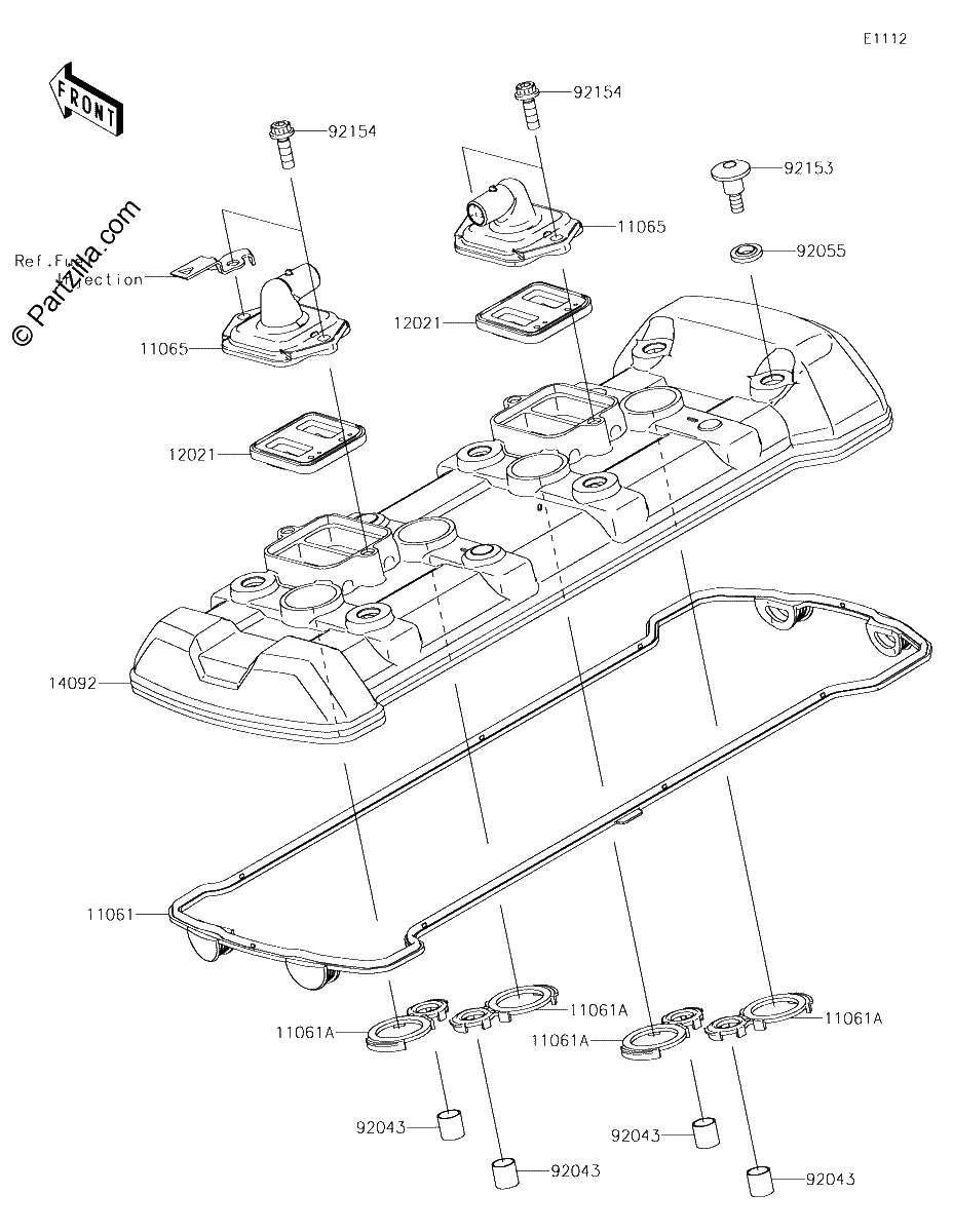 Diagrama de CYLINDER HEAD COVER