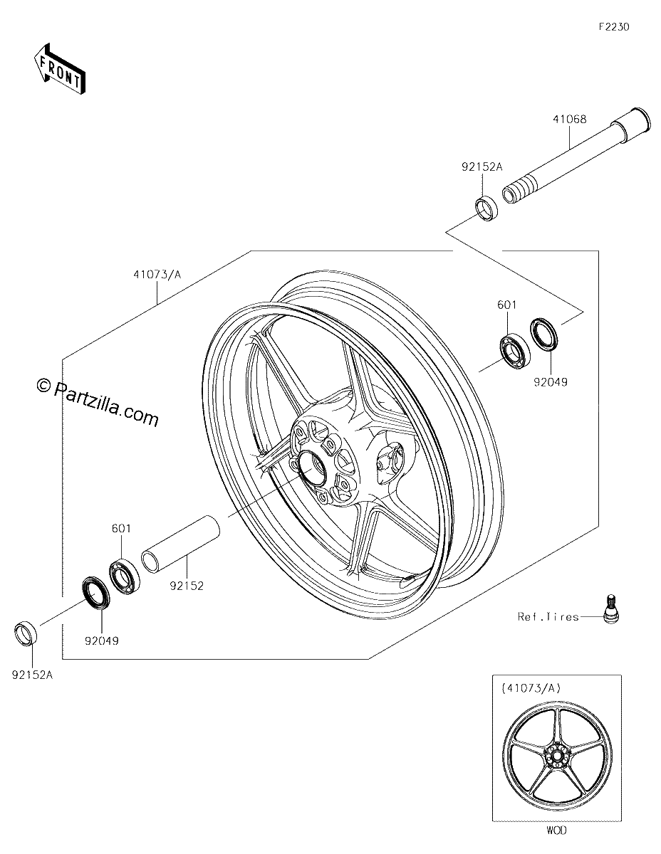 Diagrama de FRONT HUB