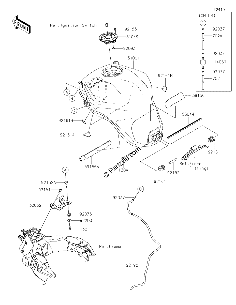 Diagrama de FUEL TANK