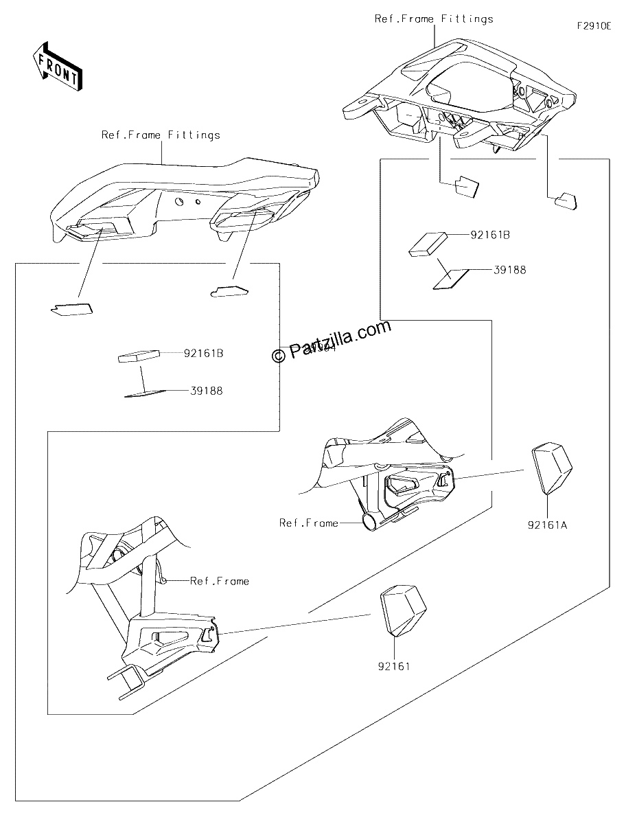 Diagrama de ACCESSORY BAG FITTING KIT