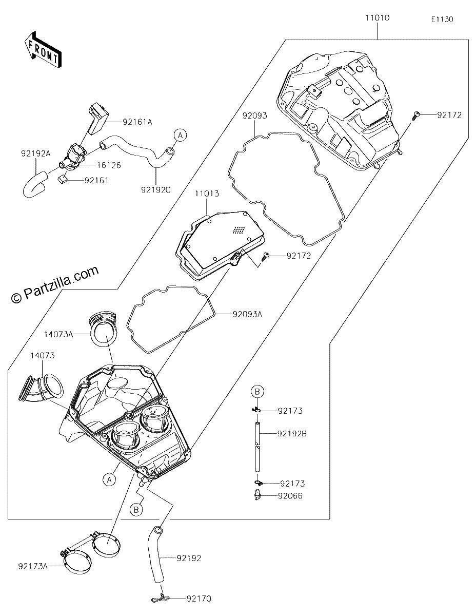 Diagrama de AIR CLEANER