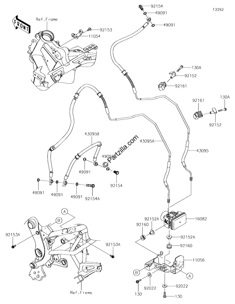 Diagrama de BRAKE PIPING