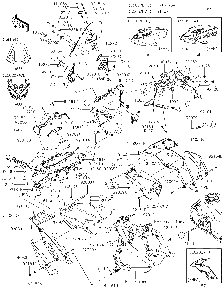 Diagrama de COWLING FHF FHFA