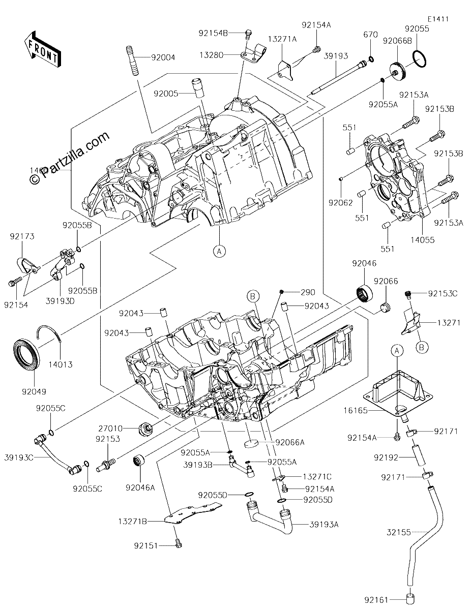 Diagrama de CRANKCASE