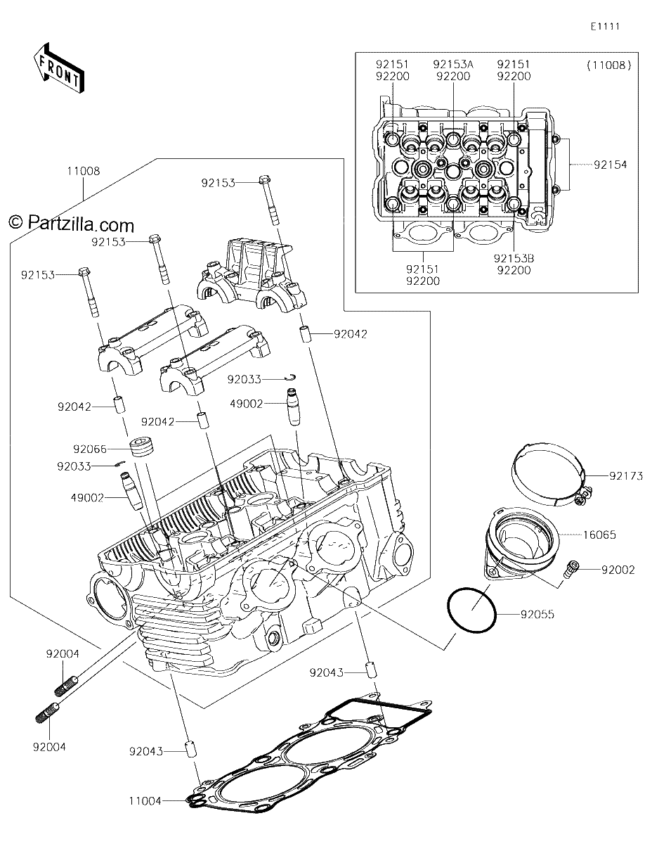 Diagrama de CYLINDER HEAD