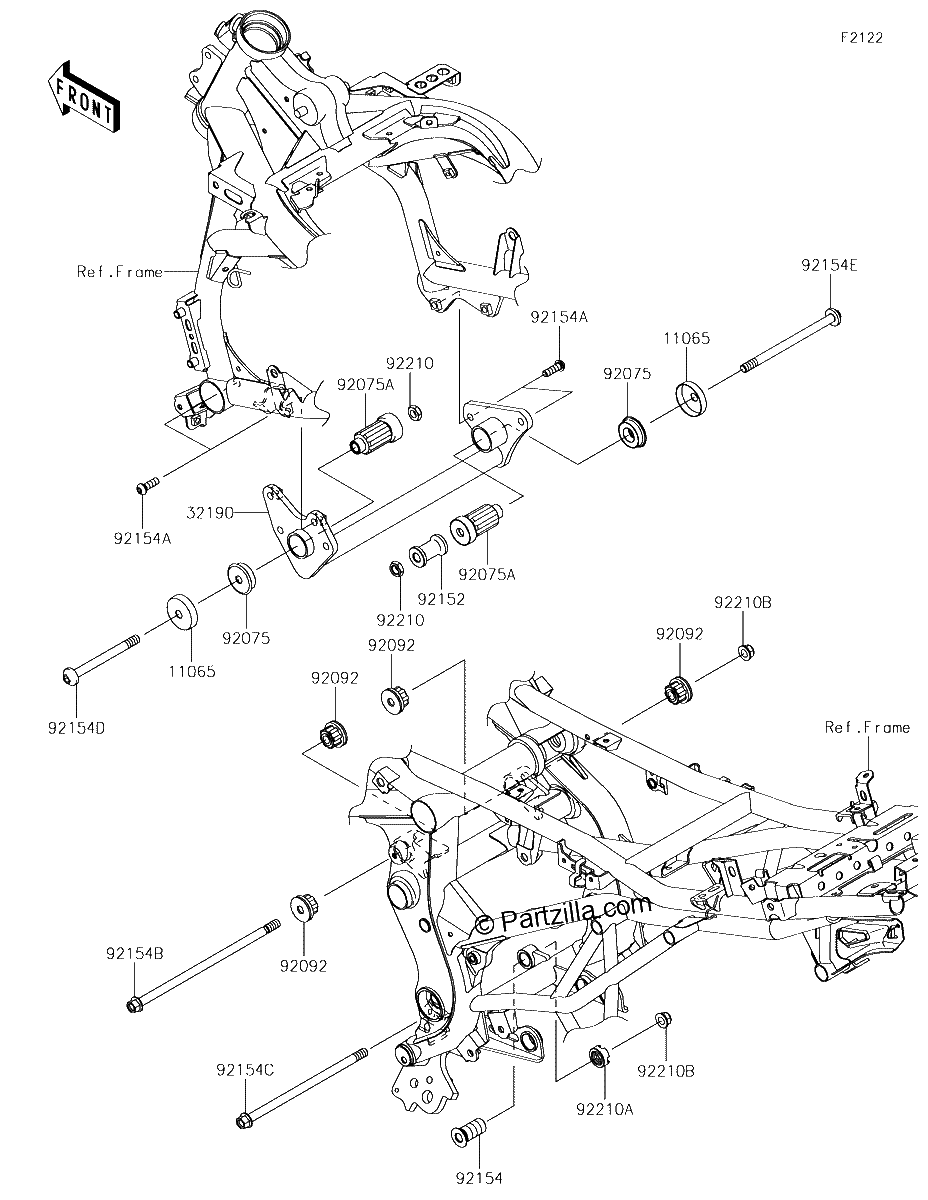 Diagrama de ENGINE MOUNT