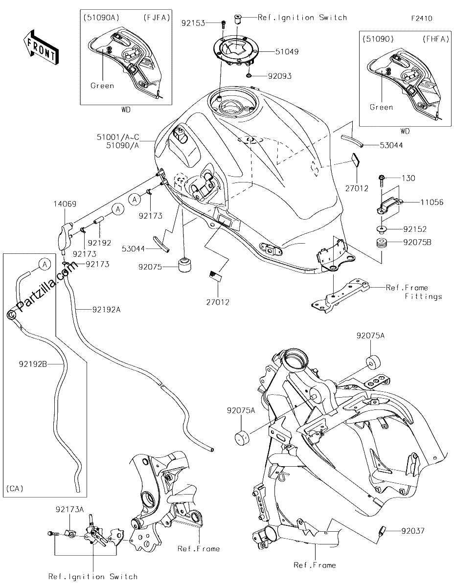 Diagrama de FUEL TANK