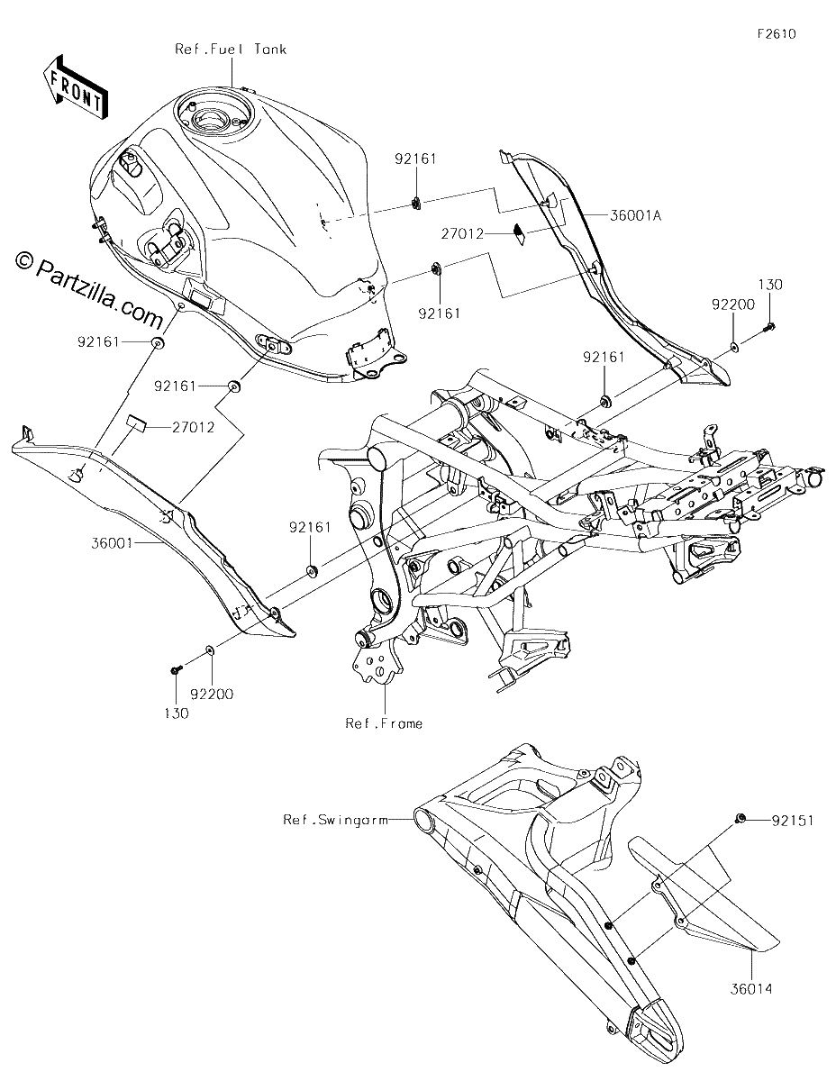 Diagrama de SIDE COVERS CHAIN COVER