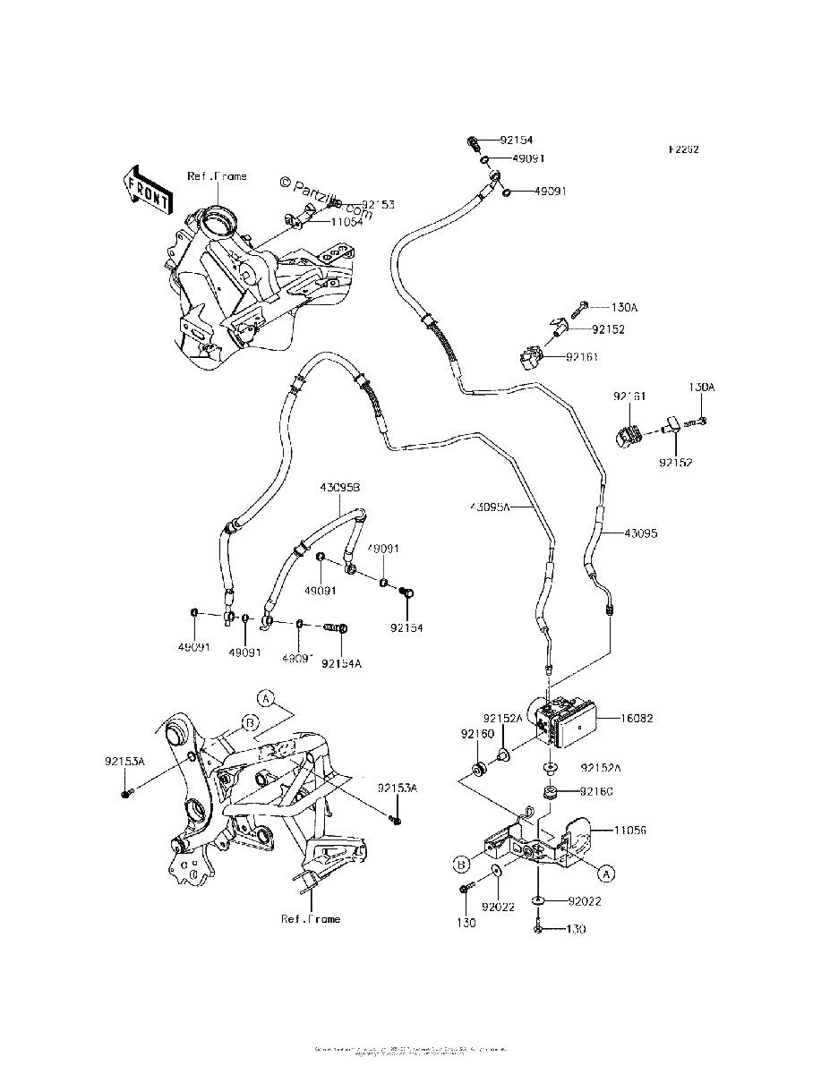 Diagrama de BRAKE PIPING