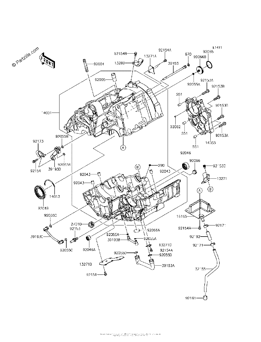Diagrama de CRANKCASE