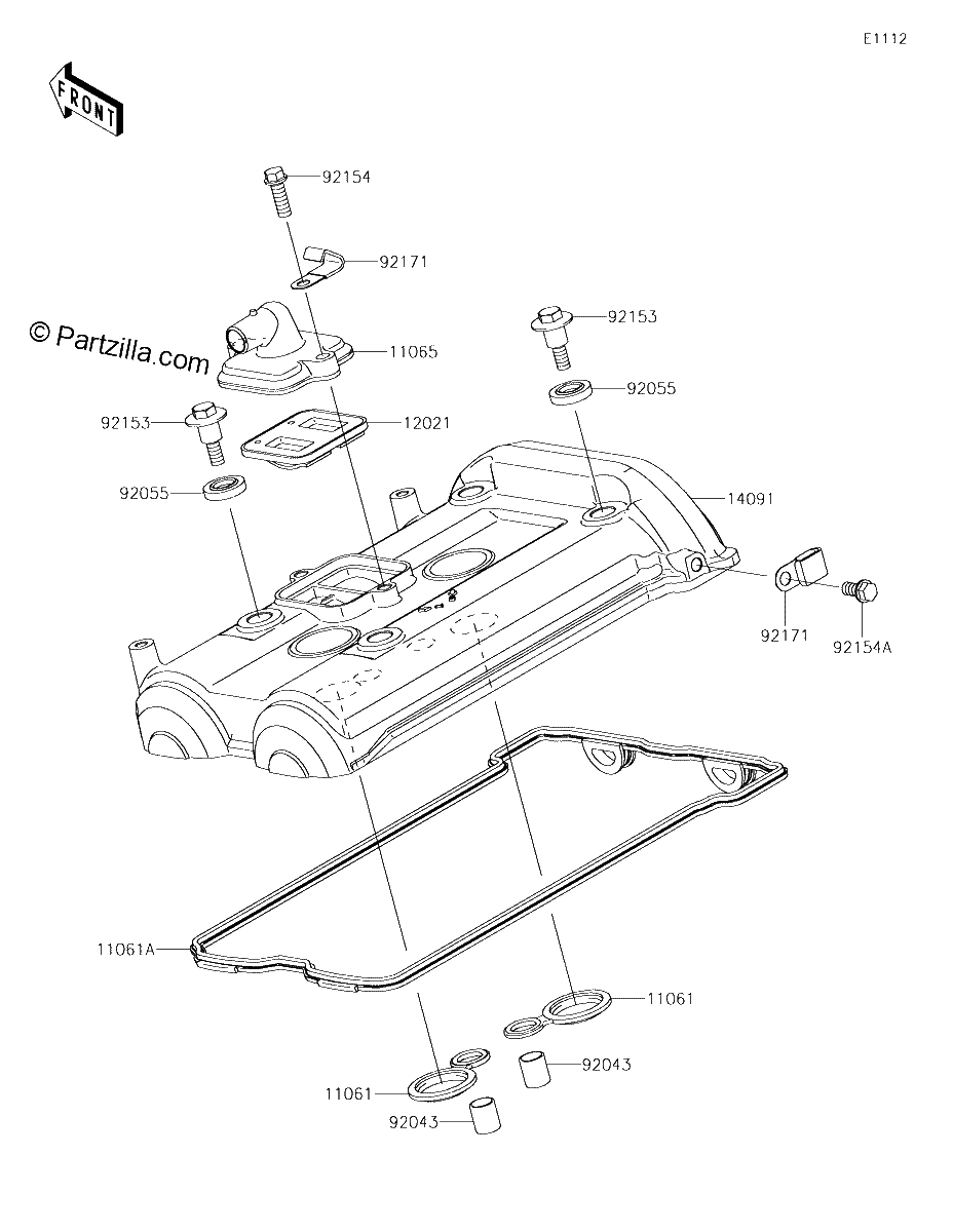 Diagrama de CYLINDER HEAD COVER
