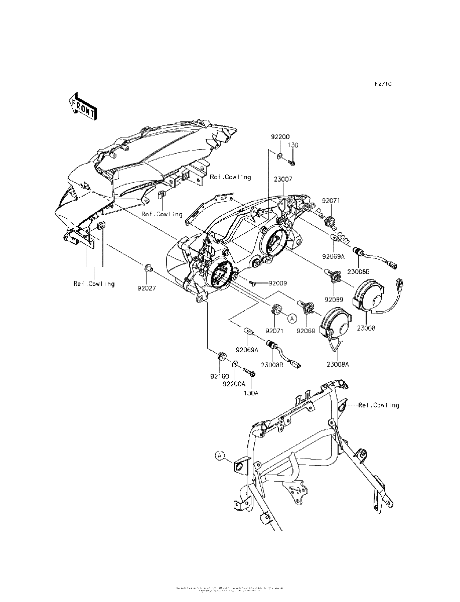 Diagrama de HEADLIGHT S