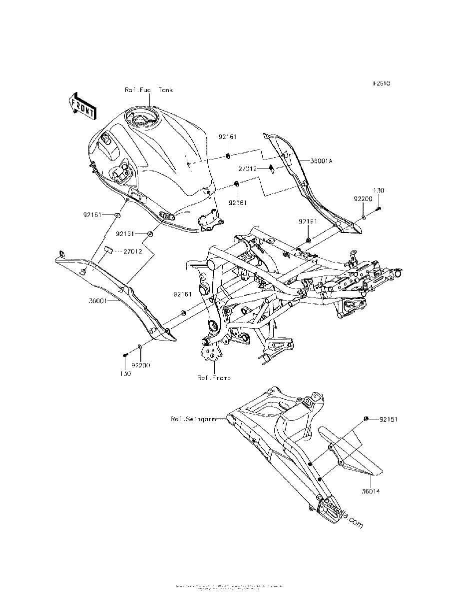 Diagrama de SIDE COVERS CHAIN COVER