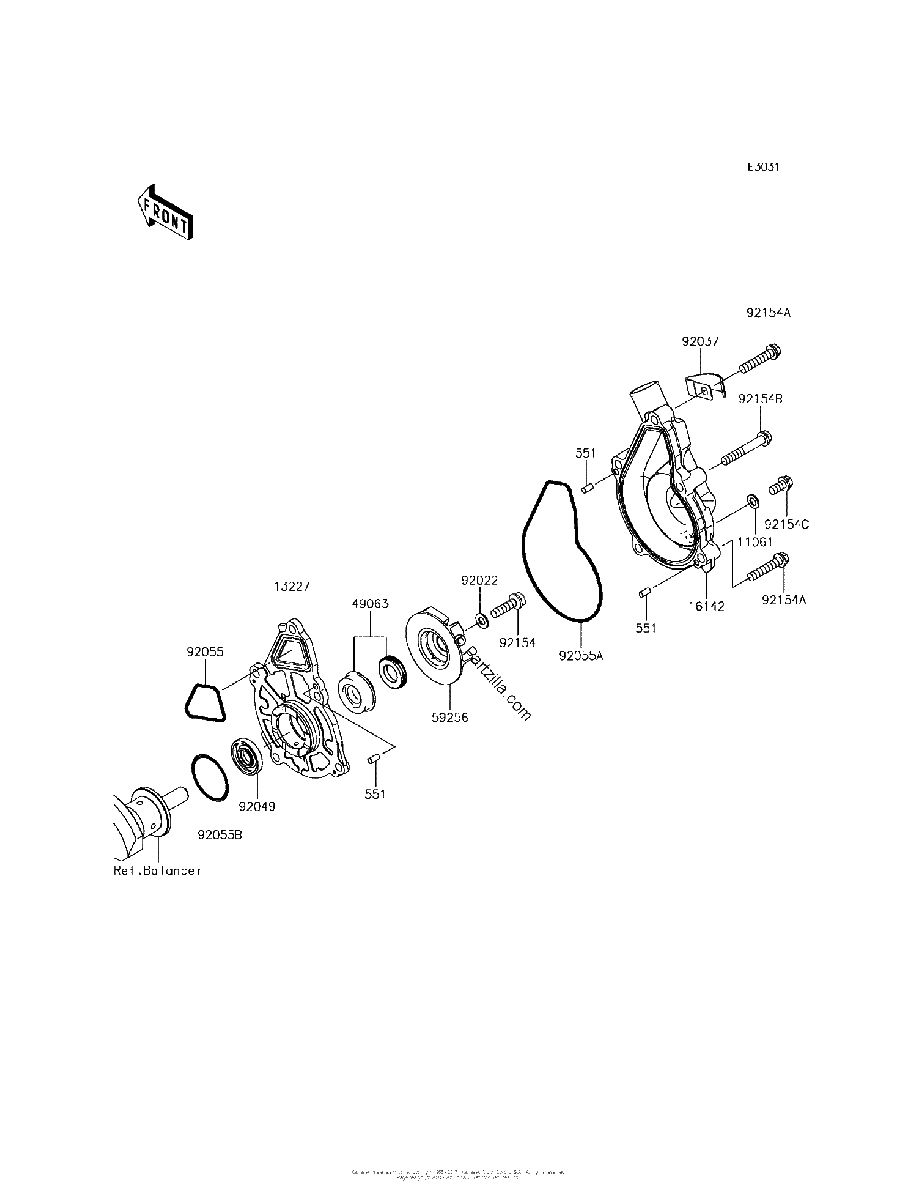 Diagrama de WATER PUMP