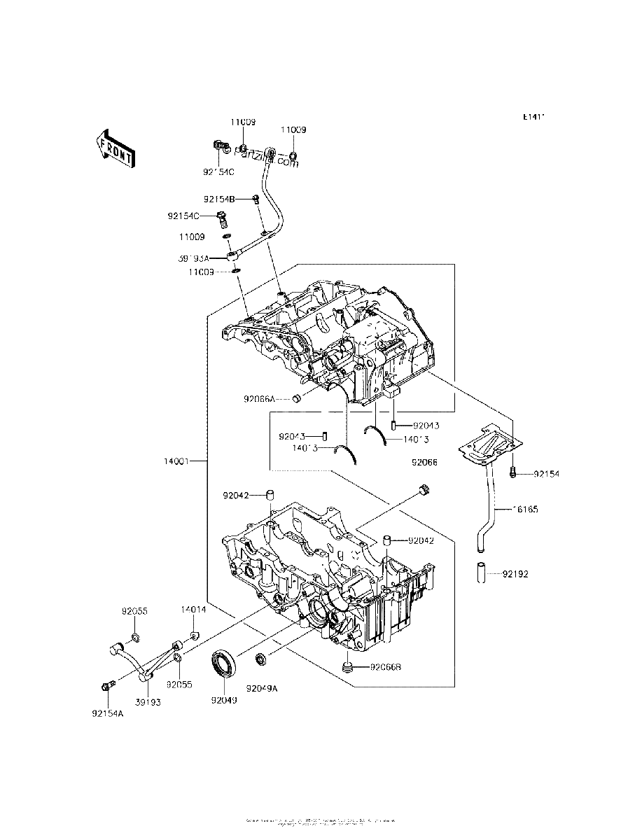Diagrama de CRANKCASE