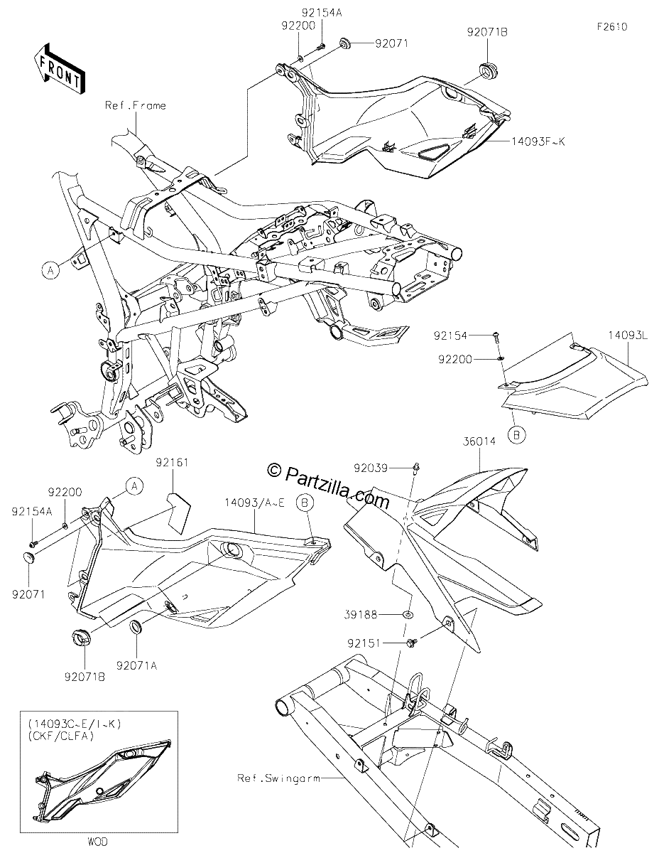 Diagrama de SIDE COVERS CHAIN COVER