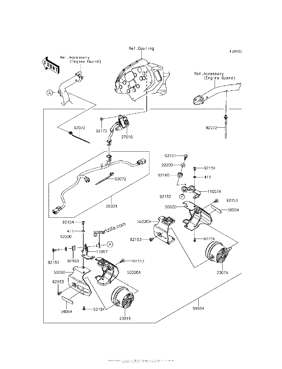 Diagrama de ACCESSORY FOG LAMP