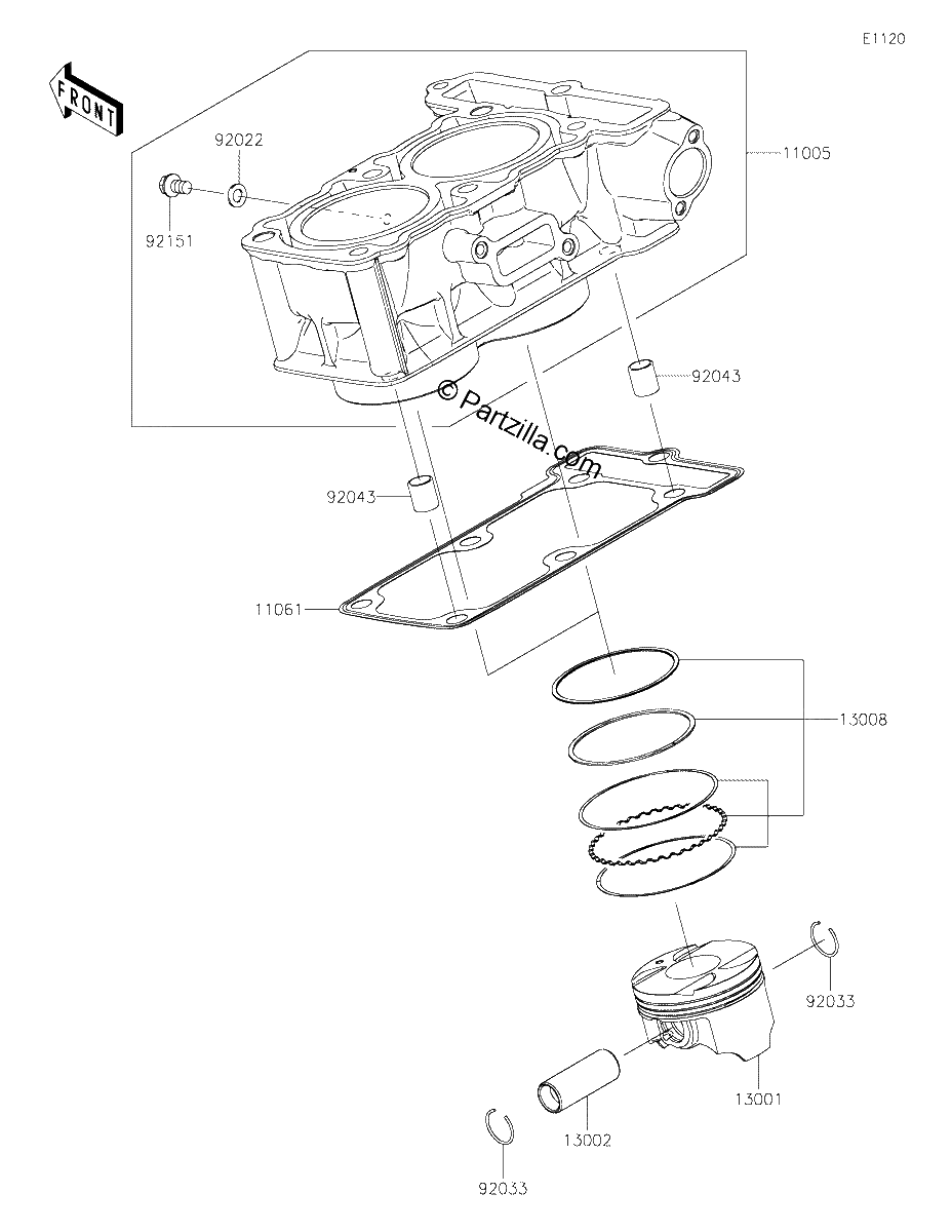 Diagrama de CYLINDER PISTON S