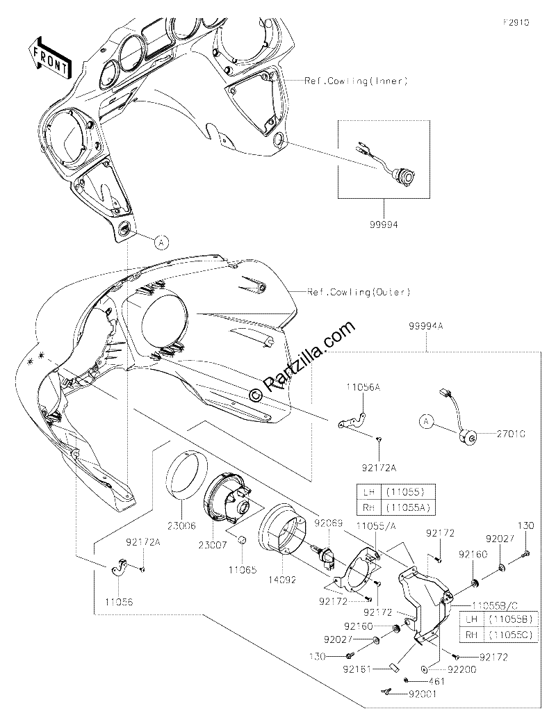Diagrama de ACCESSORY AUX DRIVING LIGHT