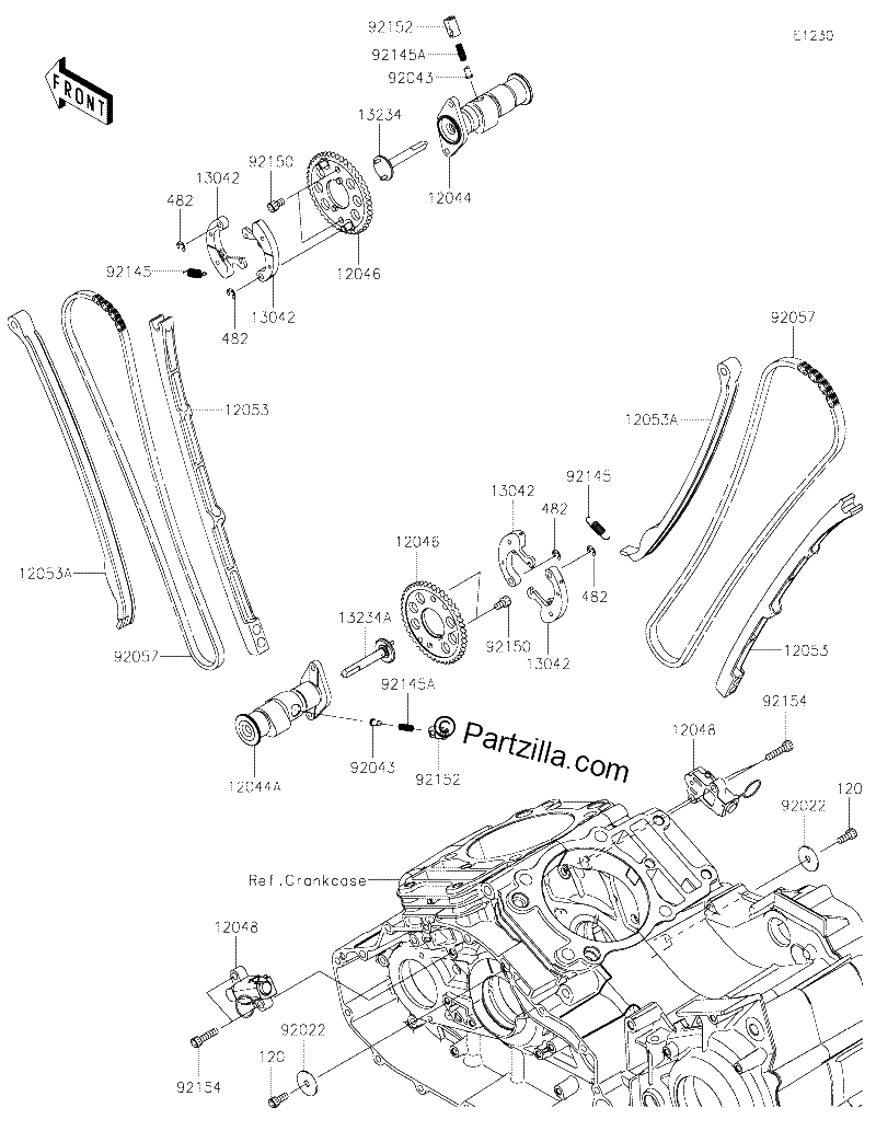 Diagrama de CAMSHAFT S TENSIONER