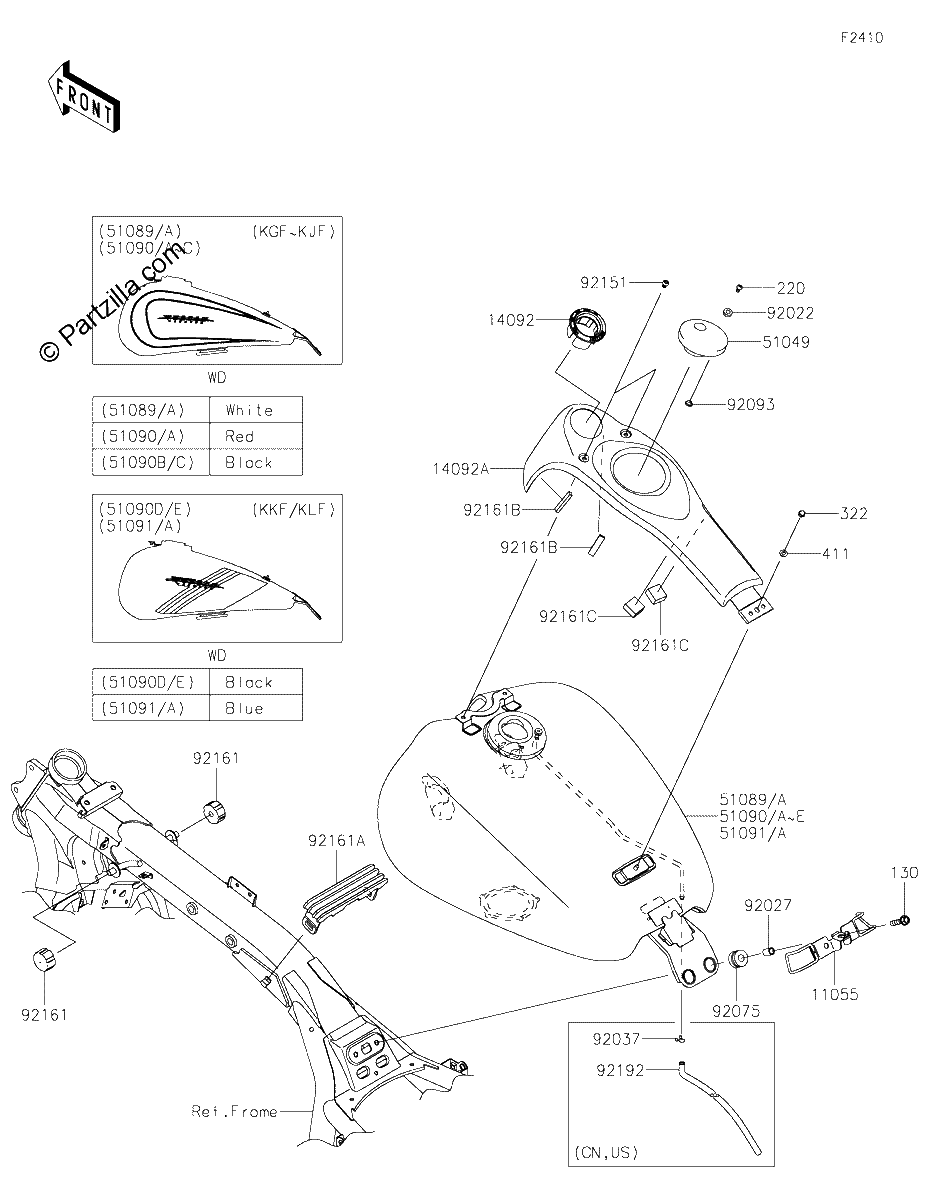 Diagrama de FUEL TANK