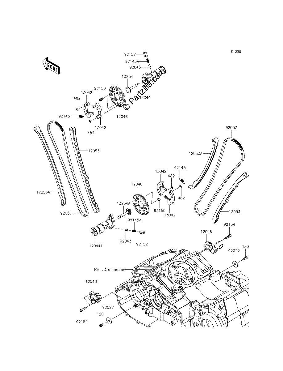 Diagrama de CAMSHAFT S TENSIONER