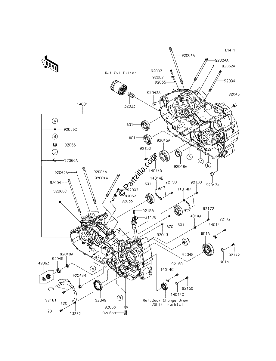 Diagrama de CRANKCASE