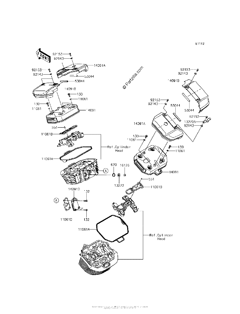Diagrama de CYLINDER HEAD COVER