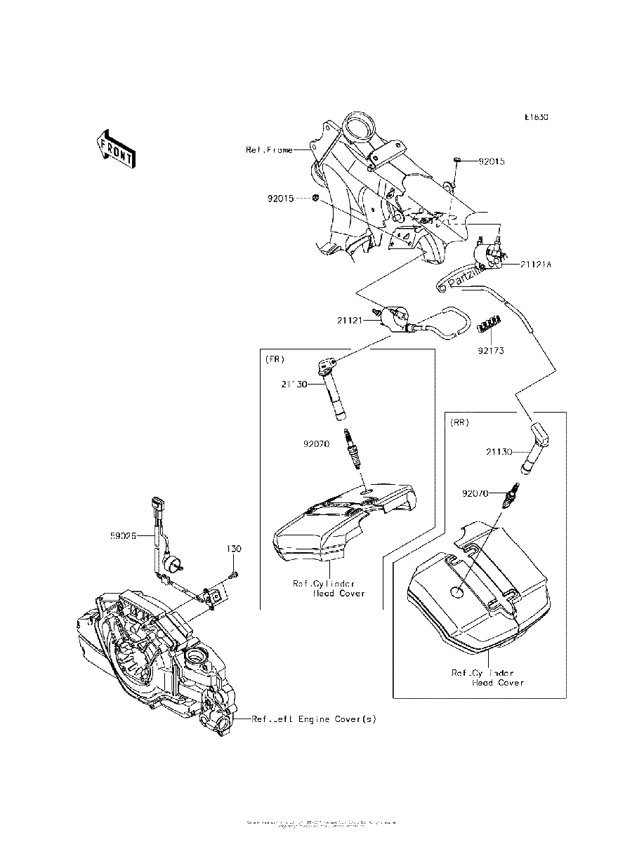 Diagrama de IGNITION SYSTEM