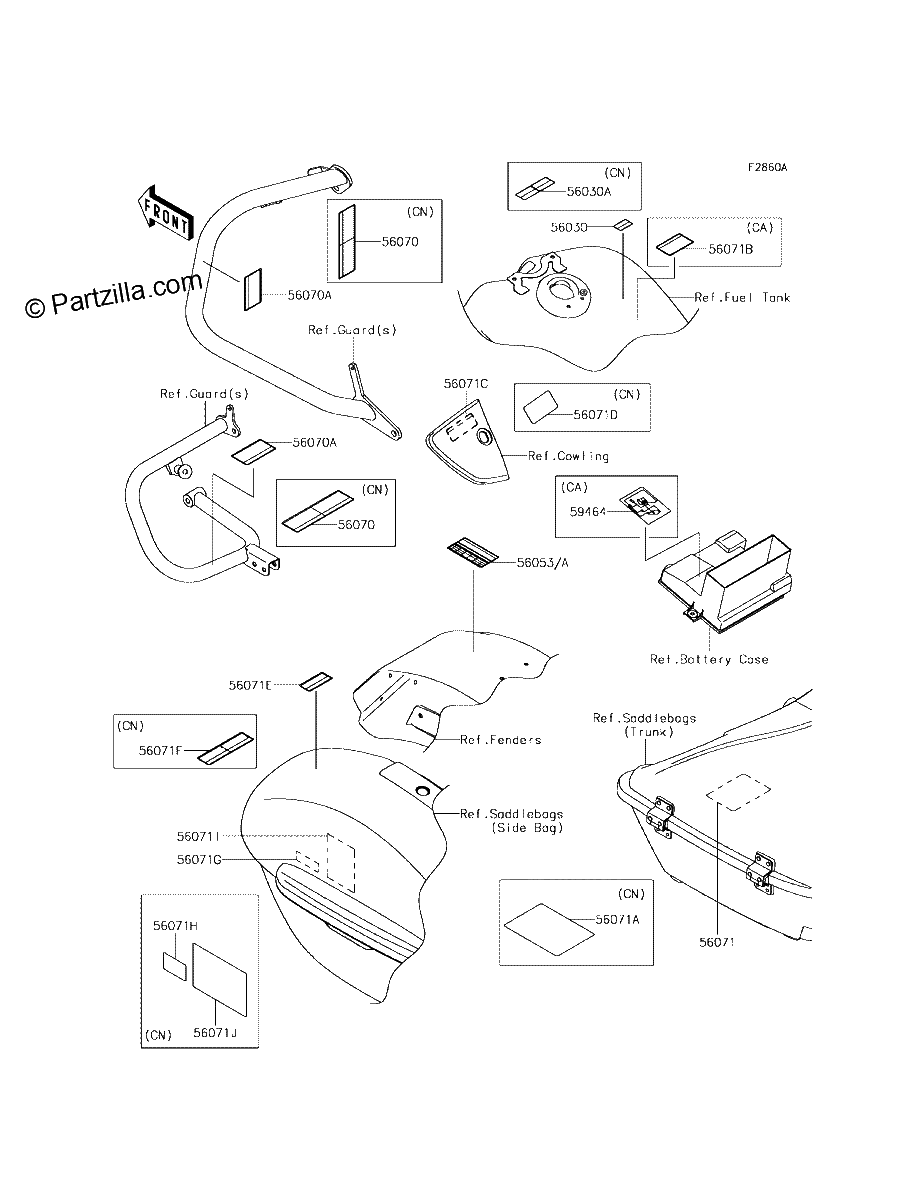 Diagrama de LABELS BGF BHF