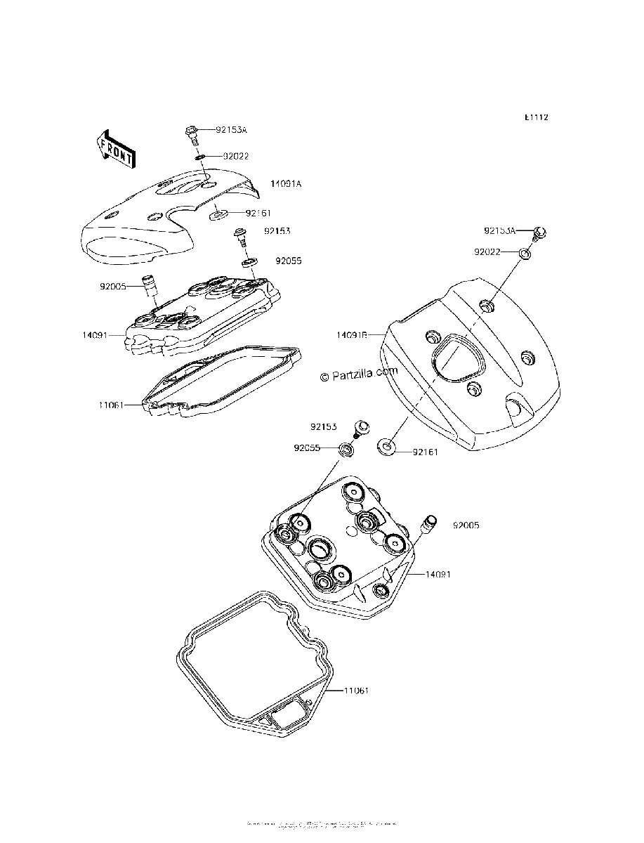 Diagrama de CYLINDER HEAD COVER