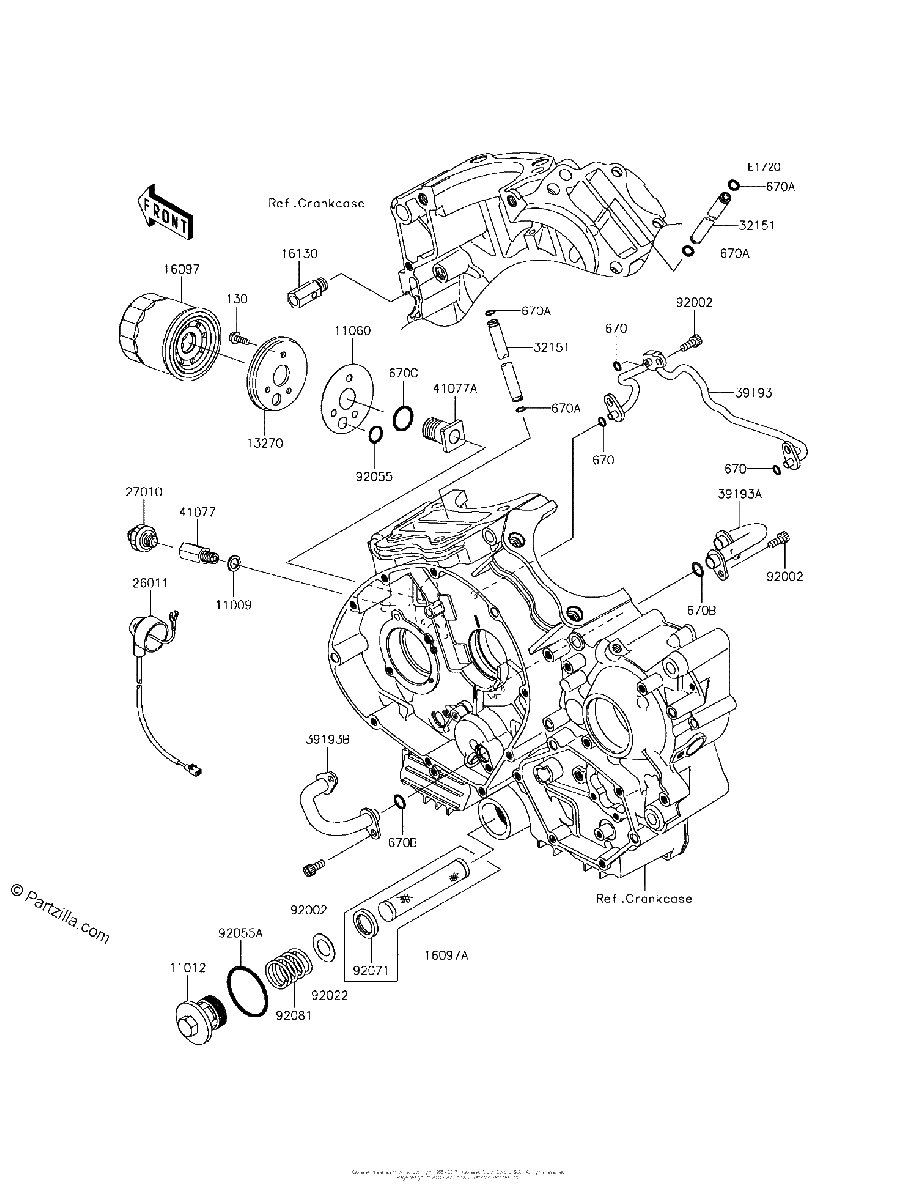 Diagrama de OIL FILTER