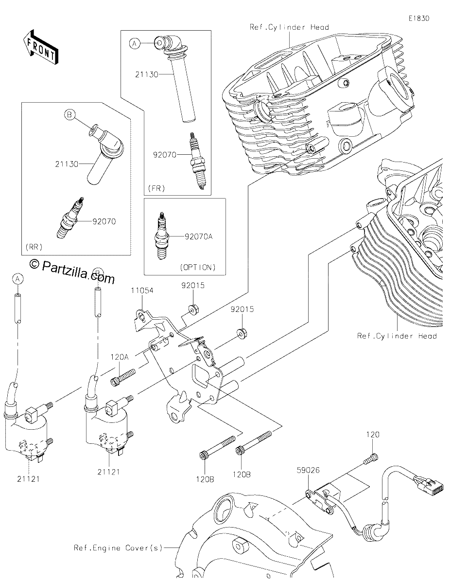 Diagrama de IGNITION SYSTEM
