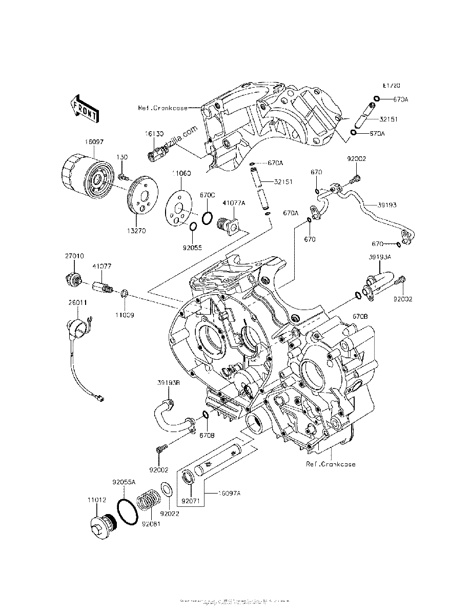 Diagrama de OIL FILTER
