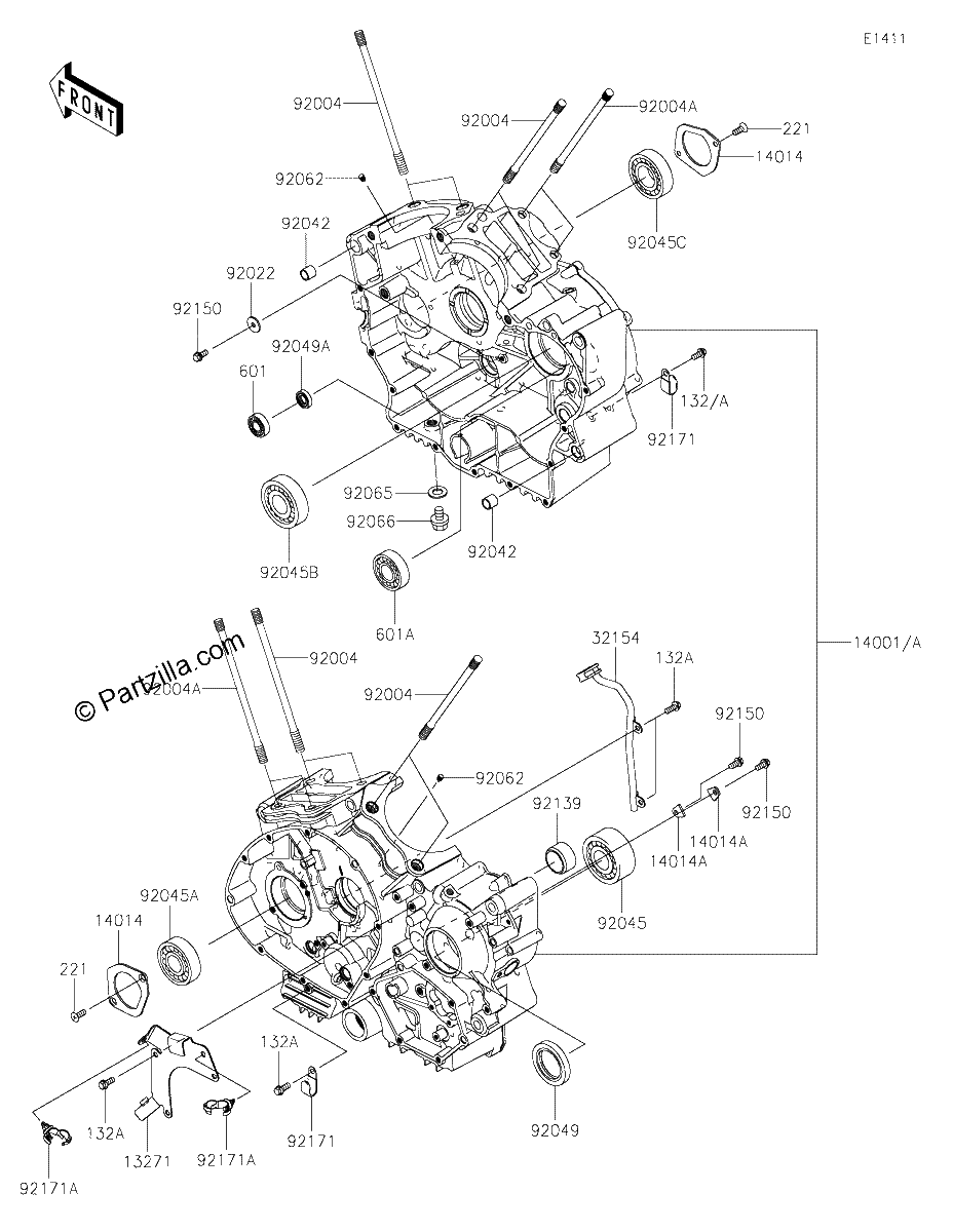 Diagrama de CRANKCASE