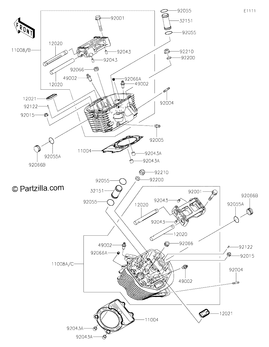Diagrama de CYLINDER HEAD