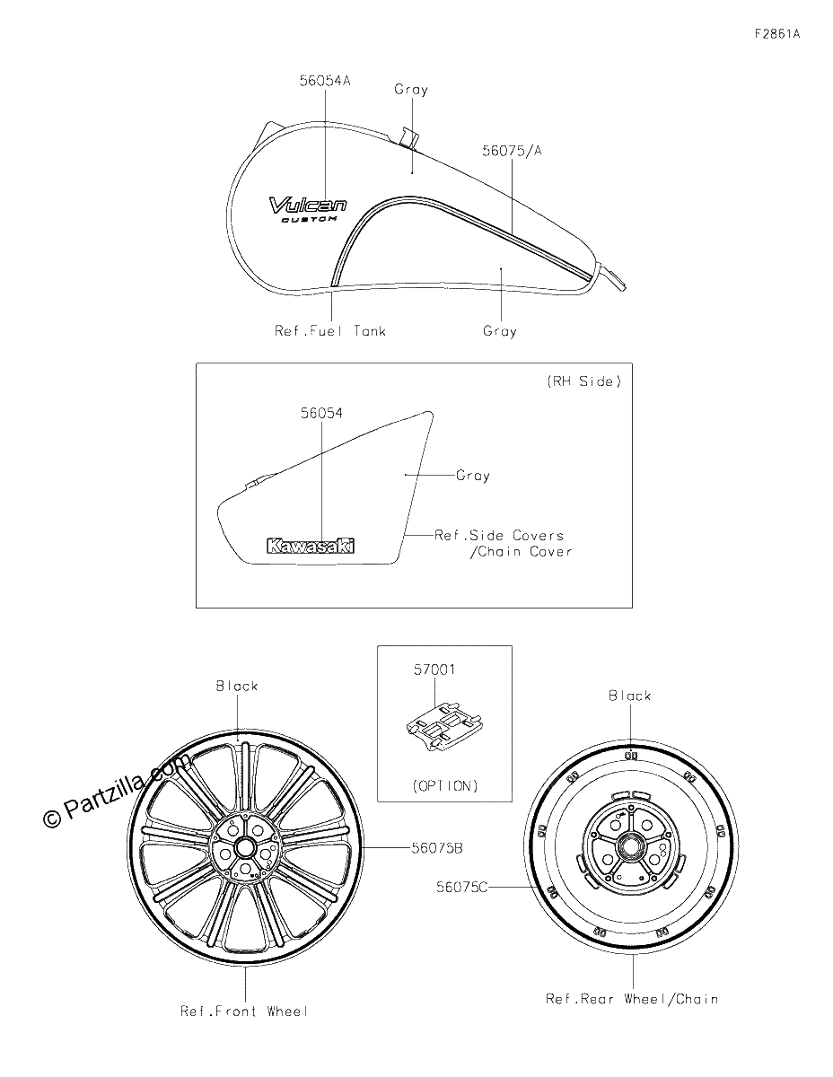 Diagrama de DECALS GRAY GRAY CHF
