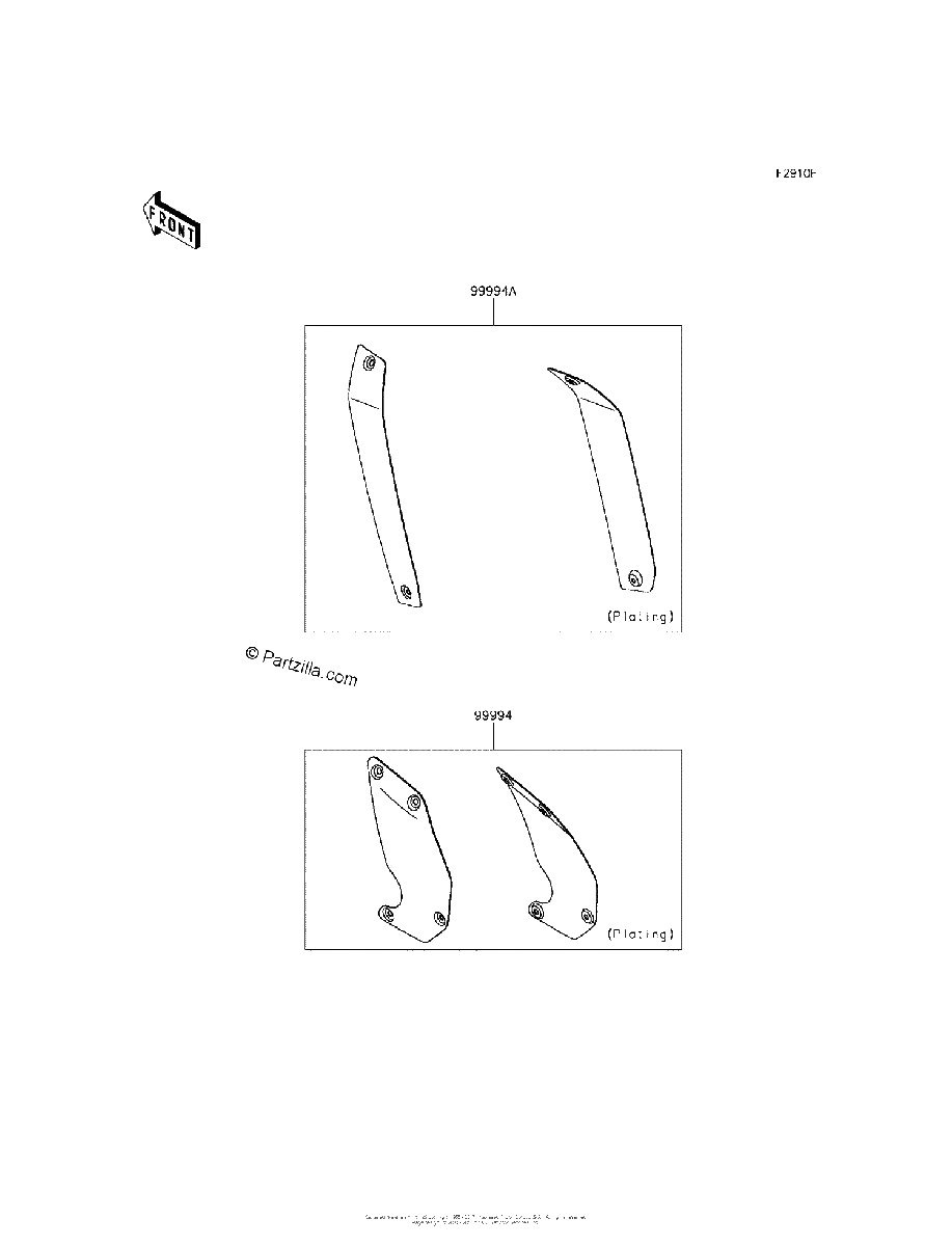 Diagrama de ACCESSORY OUTER COVER