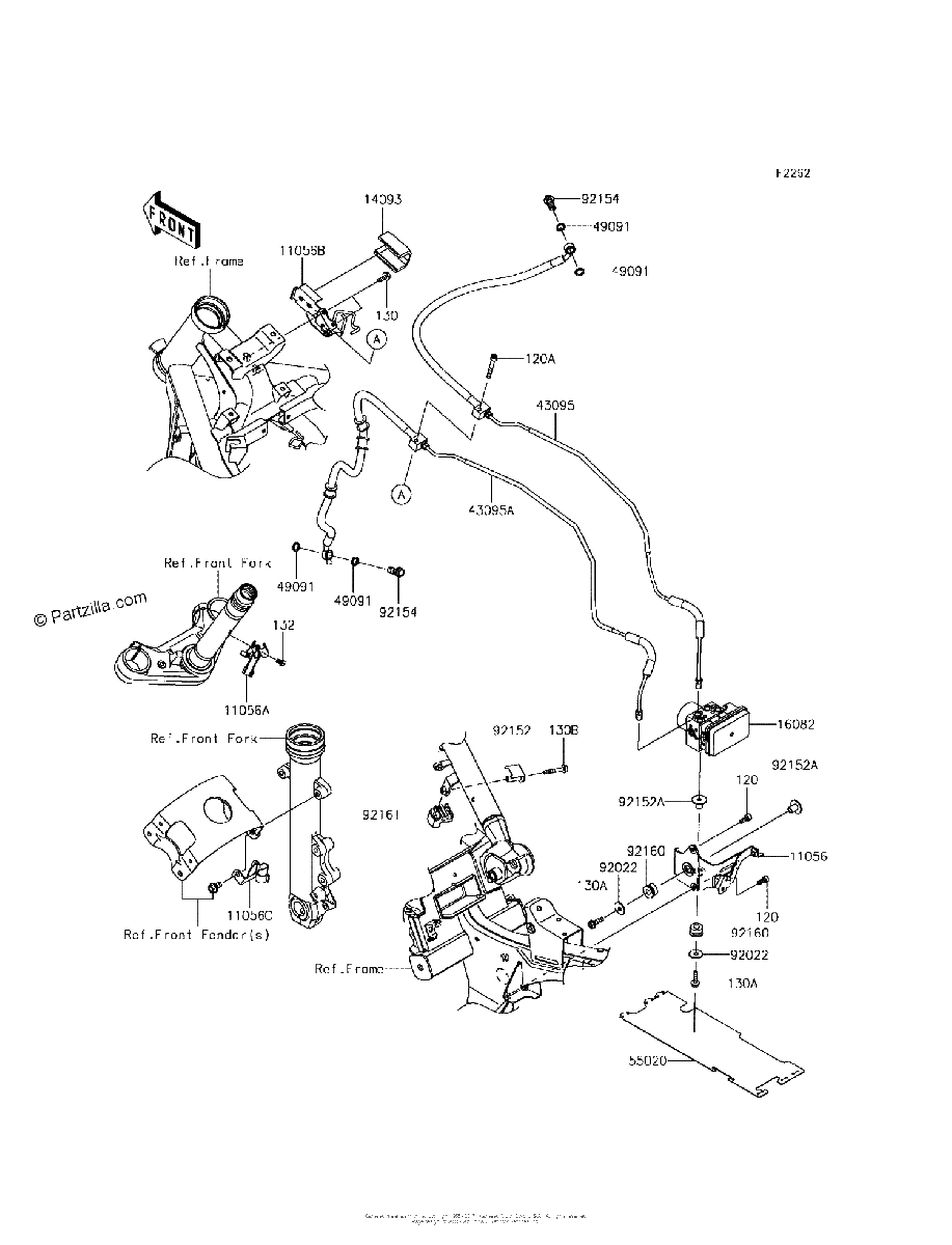 Diagrama de BRAKE PIPING